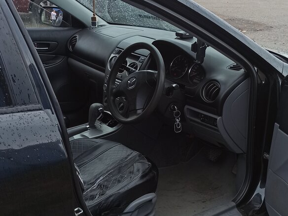 2002 Mazda 6 I (GG), чёрный, 550000 рублей - вид 7