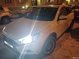 2019 Lada (ВАЗ) Vesta SW Cross I, белый, 1200000 рублей, вид 2