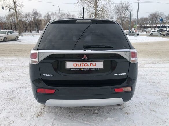 2014 Mitsubishi Outlander III Рестайлинг, чёрный - вид 7
