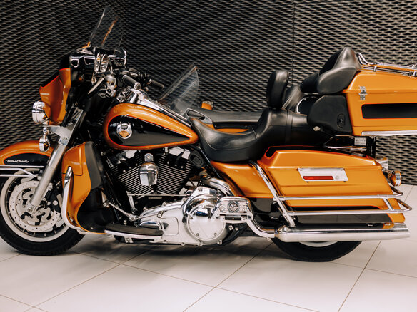 2008 Harley-Davidson Electra Glide, оранжевый - вид 3