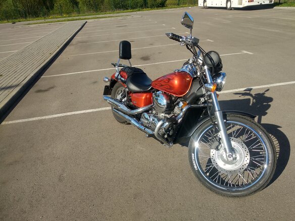 2012 Honda Shadow 750, оранжевый, 570000 рублей - вид 24