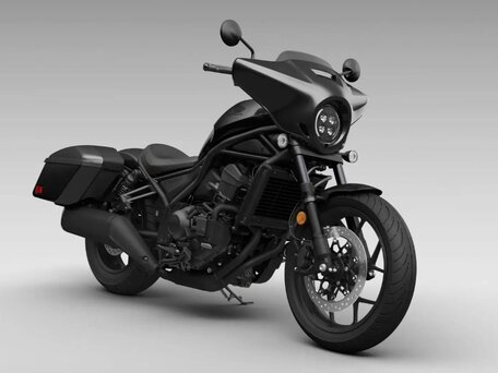 2023 Honda CMX 1100 Rebel, чёрный, 1300000 рублей, вид 1