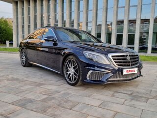 2014 Mercedes-Benz S-Класс 500 VI (W222, C217), синий, 3850000 рублей, вид 4