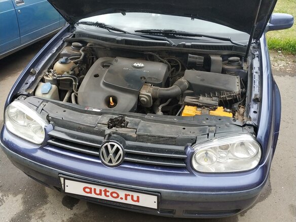 1999 Volkswagen Golf IV, синий, 200000 рублей - вид 2