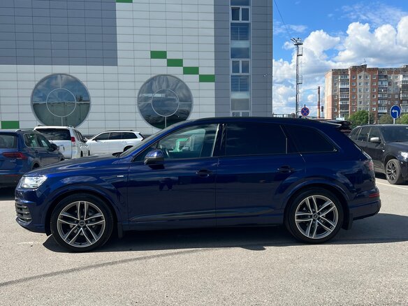 2019 Audi Q7 II (4M), синий, 4900000 рублей - вид 6
