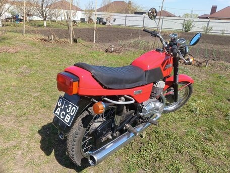 1989 Jawa 350/638, красный, 200001 рублей, вид 1