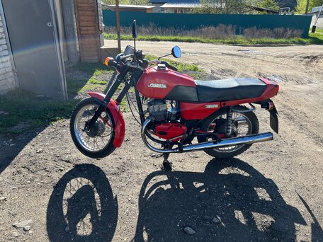 1988 Jawa 350/638, красный, 280000 рублей, вид 2