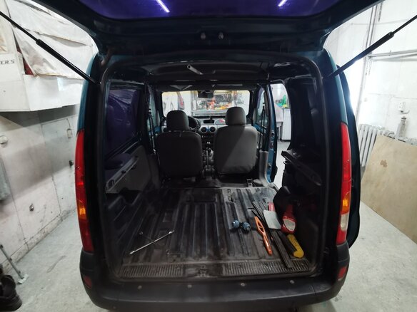 2004 Renault Kangoo I Рестайлинг, зелёный, 630000 рублей - вид 6