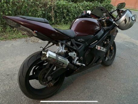 2005 Suzuki GSX-R 600, красный, 550000 рублей, вид 2