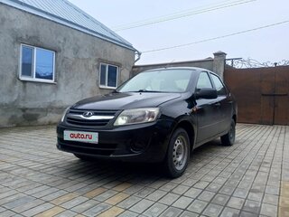 2014 Lada (ВАЗ) Granta I, чёрный, 400000 рублей, вид 1