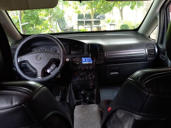 2005 Opel Zafira A Рестайлинг, синий, 570000 рублей - вид 4