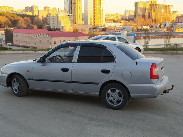 2004 Hyundai Accent II Рестайлинг, серебристый - вид 7
