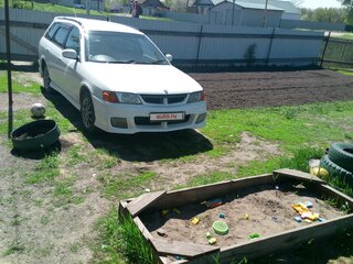2000 Nissan Wingroad II (Y11), белый, 400000 рублей, вид 1