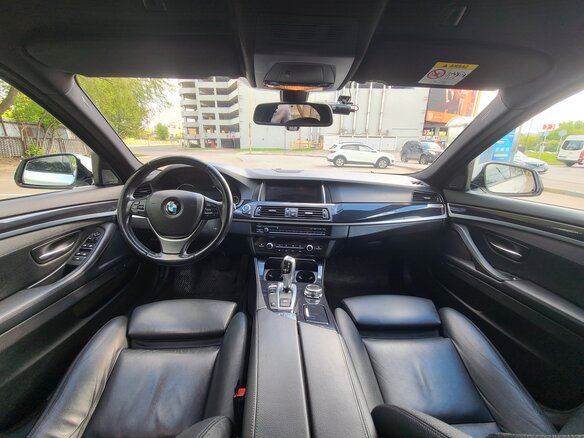 2016 BMW 5 серии 520d VI (F10/F11/F07) Рестайлинг, белый, 2950000 рублей - вид 6