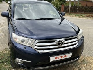 2011 Toyota Highlander II (XU40) Рестайлинг, синий, 2000000 рублей, вид 1