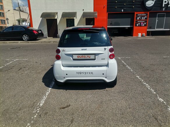 2014 Smart Fortwo II, белый, 720000 рублей - вид 2