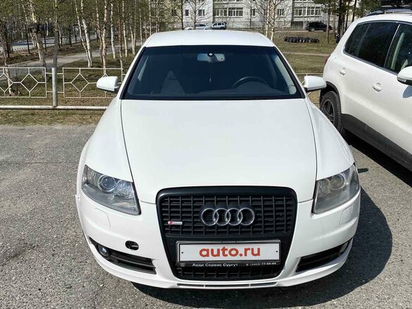 2008 Audi A6 III (C6), белый, 1350000 рублей