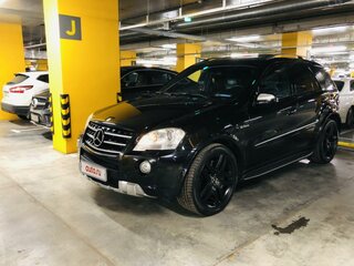 2008 Mercedes-Benz M-Класс AMG 63 AMG II (W164) Рестайлинг, чёрный, 1300000 рублей, вид 2