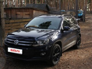 2016 Volkswagen Tiguan I Рестайлинг, синий, 1799500 рублей, вид 5