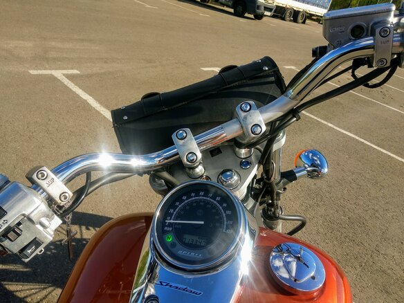 2012 Honda Shadow 750, оранжевый, 570000 рублей - вид 10