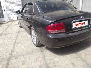 2007 Hyundai Sonata ТагАЗ IV (EF) Рестайлинг, чёрный, 430000 рублей, вид 4