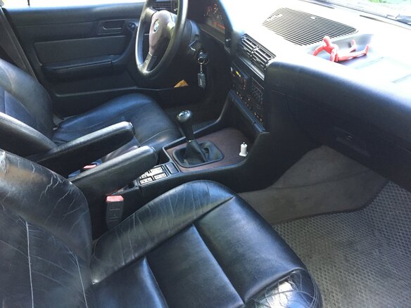 1989 BMW 5 серии 535i III (E34), чёрный - вид 9