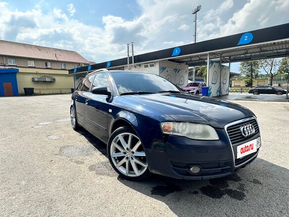 2005 Audi A4 16V III (B7), синий, 650000 рублей - вид 6