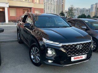 2019 Hyundai Santa Fe IV, чёрный, 3300000 рублей, вид 5