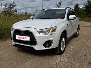 2013 Mitsubishi ASX I Рестайлинг, белый, 1050000 рублей, вид 1
