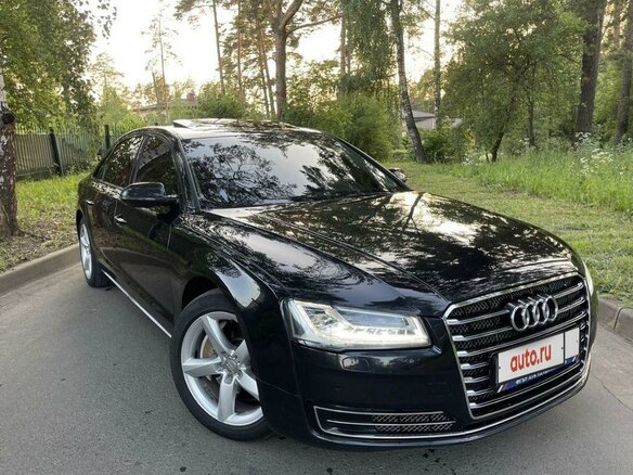 2014 Audi A8 Long III (D4) Рестайлинг, чёрный, 2150000 рублей - вид 7