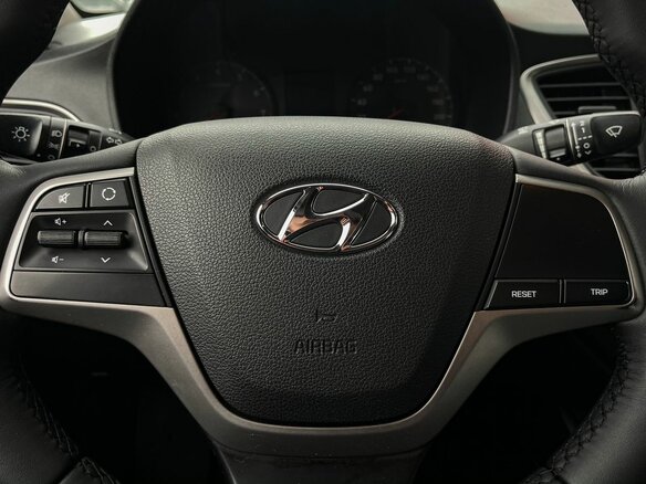 2018 Hyundai Solaris II, синий - вид 15