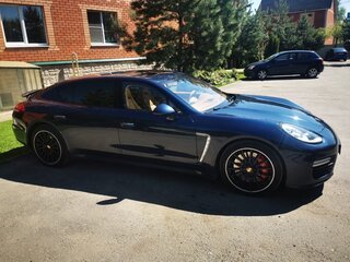 2013 Porsche Panamera Turbo Executive I Рестайлинг, синий, 2950000 рублей, вид 5