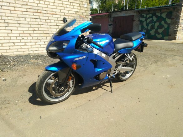 2008 Kawasaki ZZR 600, синий, 1355000 рублей