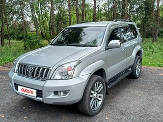 2004 Toyota Land Cruiser Prado 120 Series, серебристый, 1599000 рублей, вид 1
