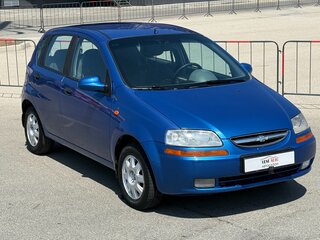 2005 Chevrolet Aveo I, синий, 497000 рублей, вид 4