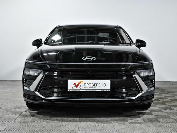 2023 Hyundai Sonata VIII (DN8) Рестайлинг, чёрный - вид 2