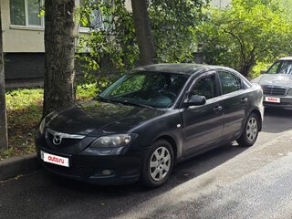 2008 Mazda 3 I (BK) Рестайлинг, чёрный, 260000 рублей, вид 1