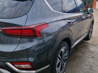 2019 Hyundai Santa Fe IV, серый, 3350000 рублей, вид 4