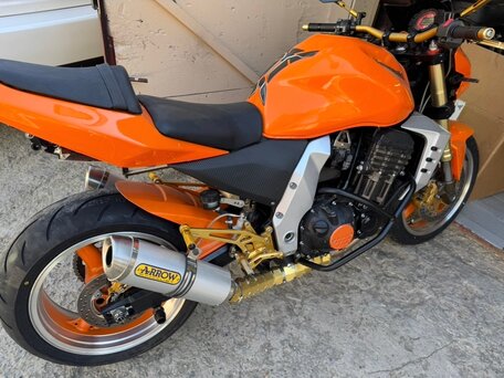 2004 Kawasaki Z 1000, оранжевый, 515000 рублей, вид 4