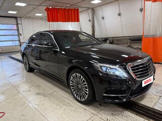 2017 Mercedes-Benz S-Класс 500 Long VI (W222, C217), чёрный, 3400000 рублей, вид 2