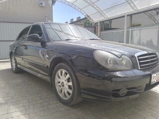 2007 Hyundai Sonata ТагАЗ IV (EF) Рестайлинг, чёрный, 430000 рублей, вид 2