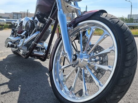 2006 Big Dog Motorcycles Mastiff, пурпурный, 1650000 рублей, вид 3