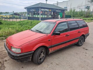 1990 Volkswagen Passat B3, красный, 150000 рублей, вид 1