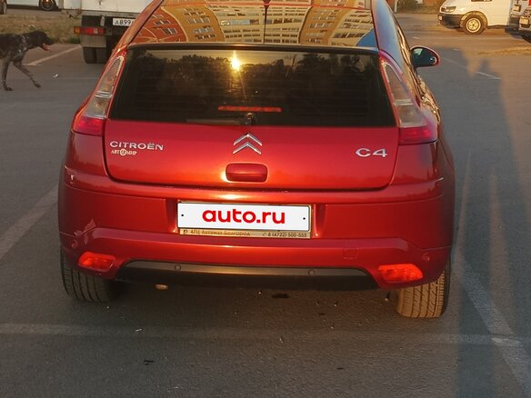 2008 Citroen C4 I Рестайлинг, красный, 350000 рублей - вид 2