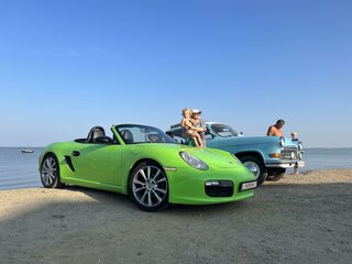 2005 Porsche Boxster II (987), зелёный, 2400000 рублей, вид 2