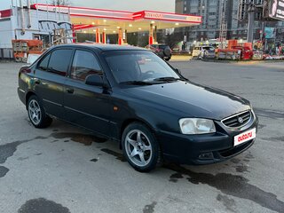 2007 Hyundai Accent ТагАЗ II, чёрный, 240000 рублей, вид 3
