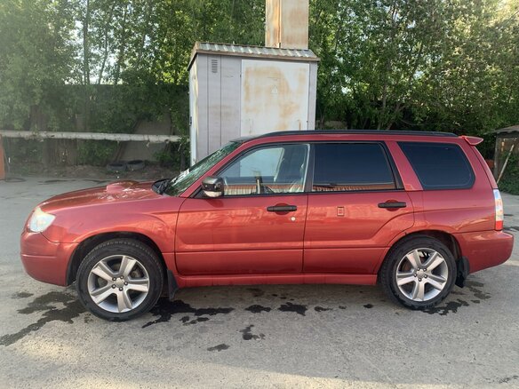 2006 Subaru Forester II Рестайлинг, красный, 700000 рублей - вид 7