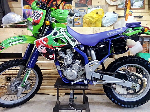 1994 Kawasaki KLX 250, зелёный, 270000 рублей - вид 12