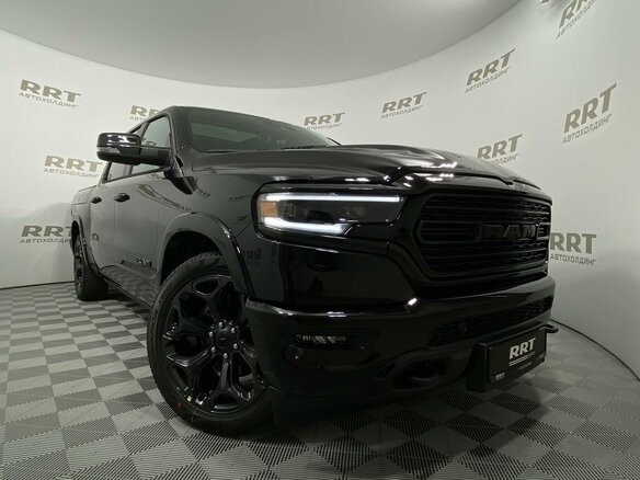 2023 Ram 1500 Crew Cab V, чёрный - вид 1