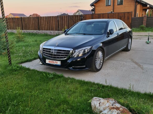 2015 Mercedes-Benz Maybach S-Класс 500 I (X222), чёрный, 3899000 рублей